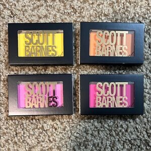 🌈 SCOTT BARNES Blush Lot of 4 Plumeria/Mango Fizz/Ultra Pink/Plastic Pink BNIB